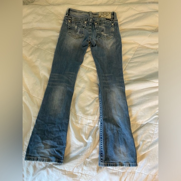 Miss Me Blue Skinny Jeans size 24, 31’’ inseam - Picture 7 of 7